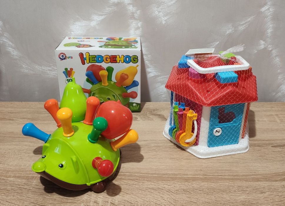 Детские Кубики Каталки Тележки Пирамидки Кегли Боулинг Шарики Мяч Юла