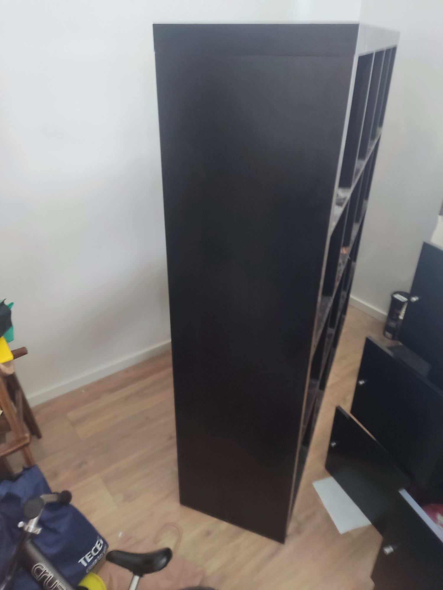 Regał kallax 4x4 Ikea ciemny