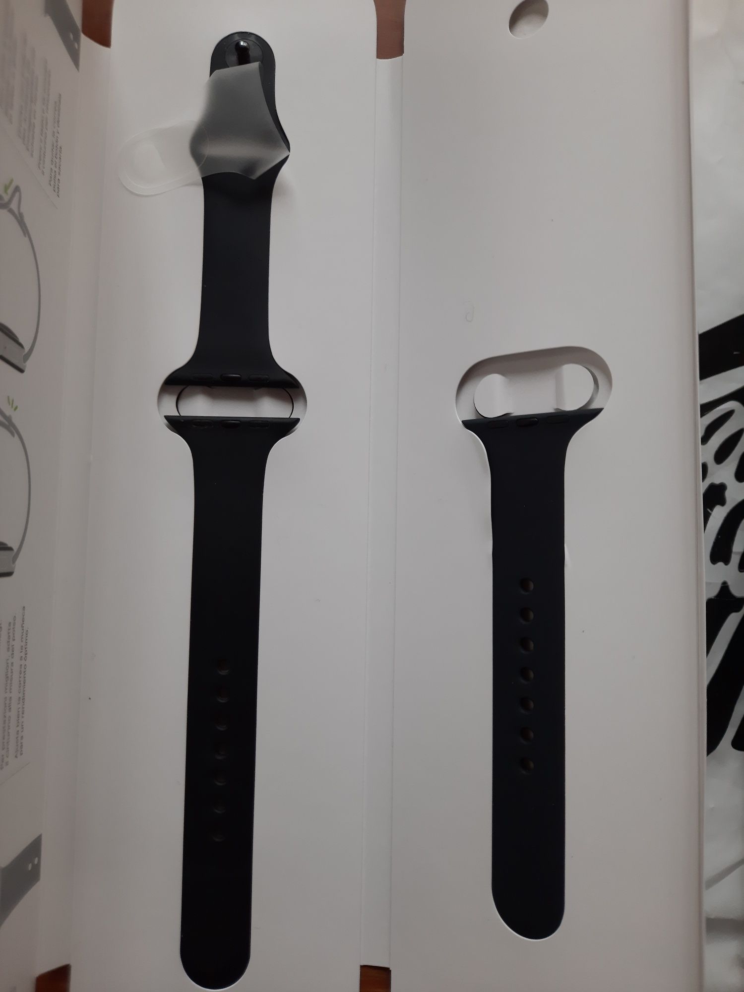 Apple Watch, series 4. Space Gray Aluminum Case Black Sport Band. 44MM