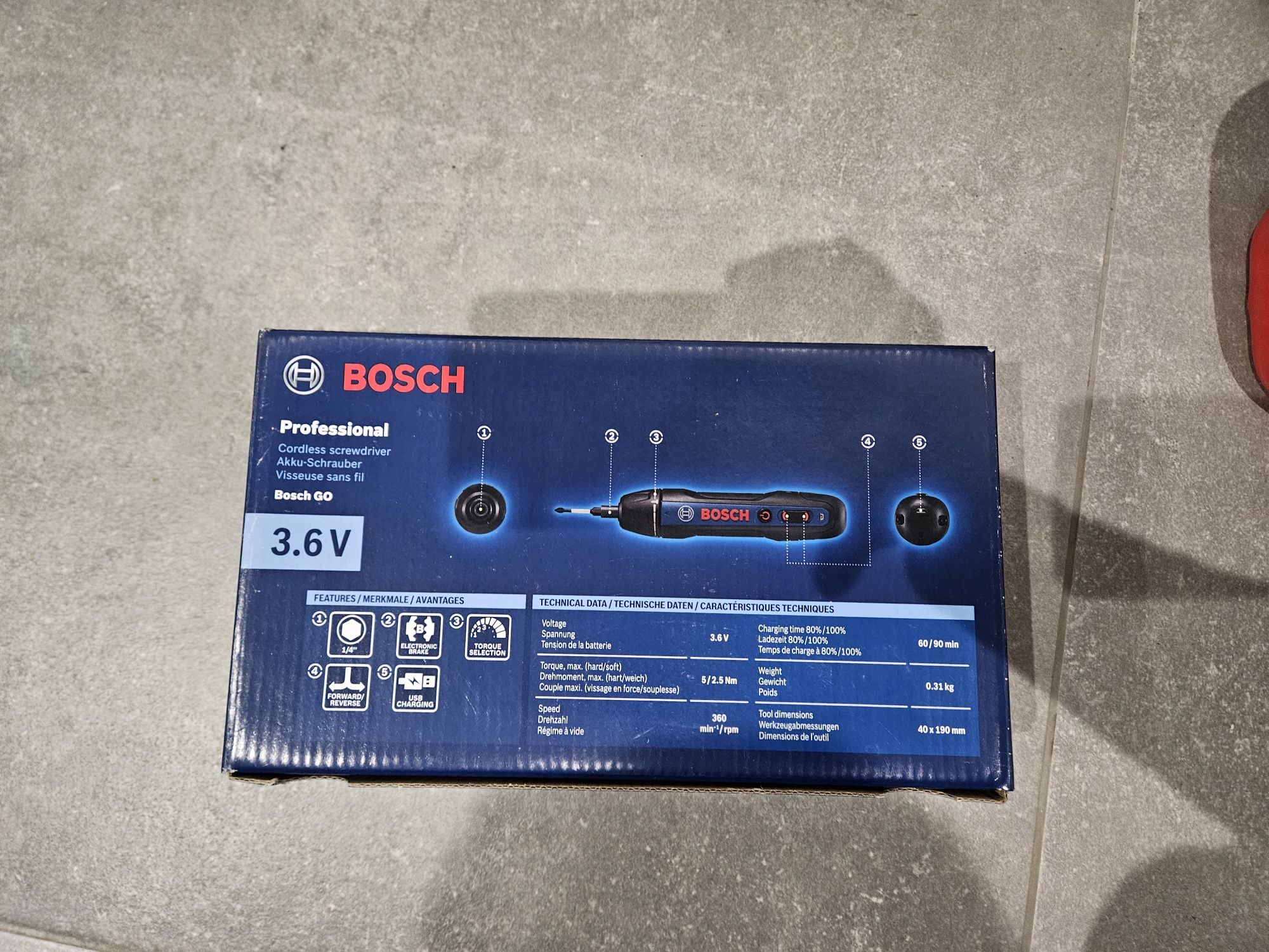 Wkrętak akumulatorowy BOSCH GO2 Professional 06019H2101 NOWY