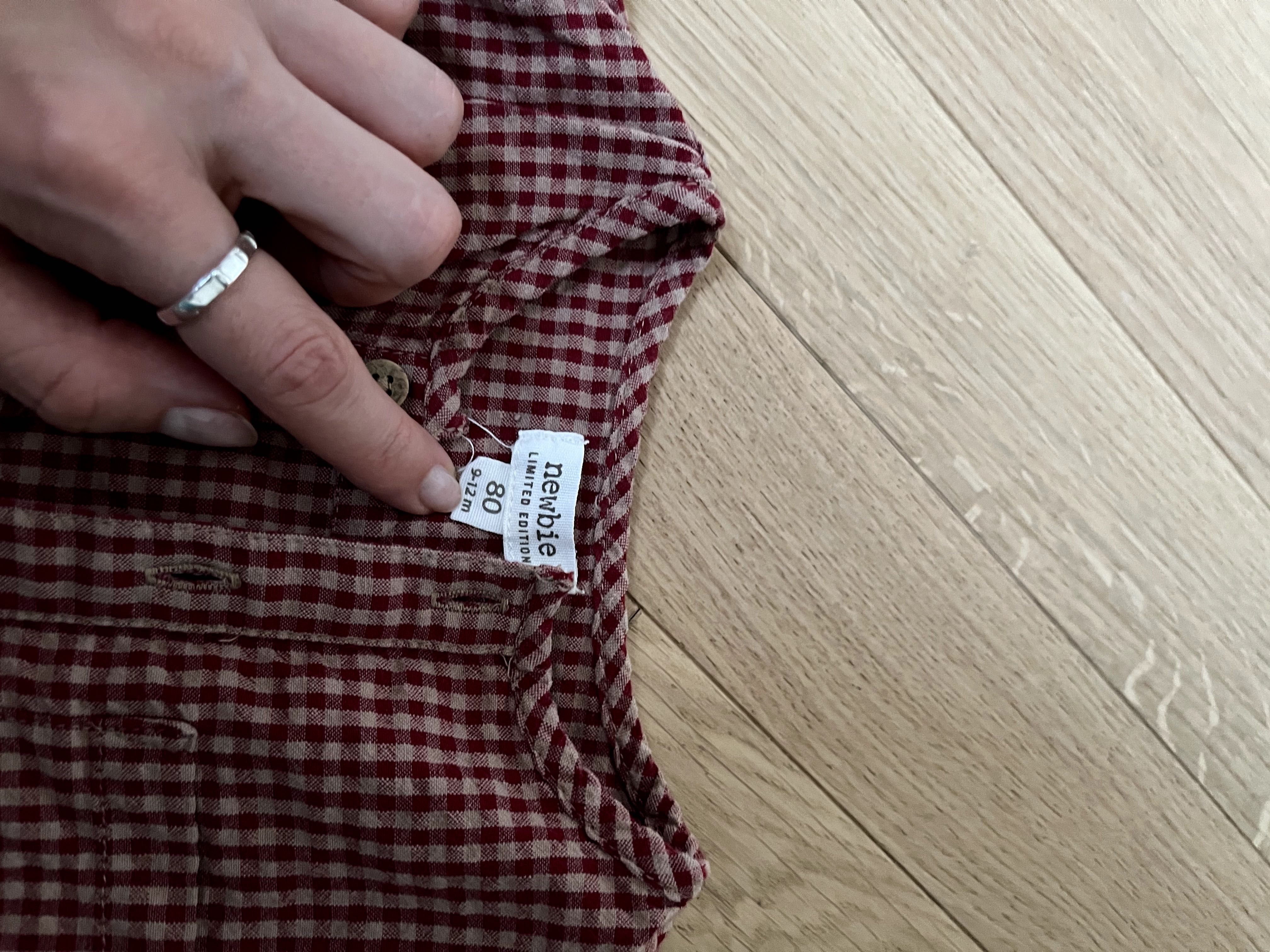 Newbie koszula świąteczna rozm. 80