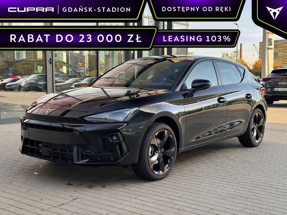 Cupra Leon 1.5 eTSI 150KM DSG Midnight Black: Kubełkowe Fotele + Sennheiser