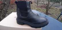 River Island damskie sztyblety botki skóra r.37