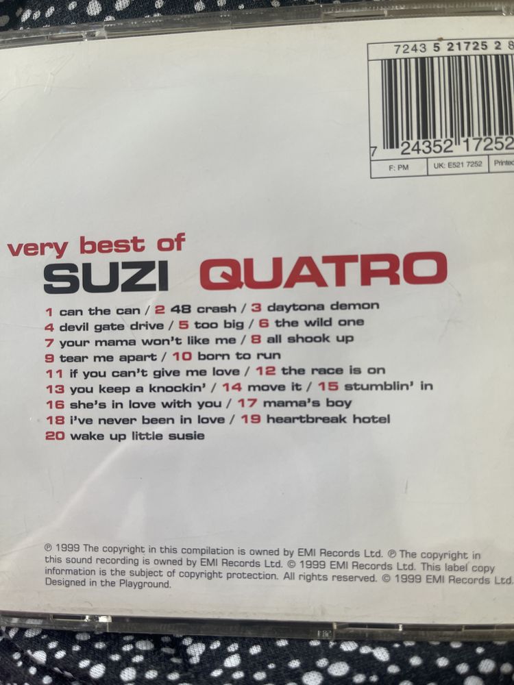 Płyta cd the very best of Suzi Quatro