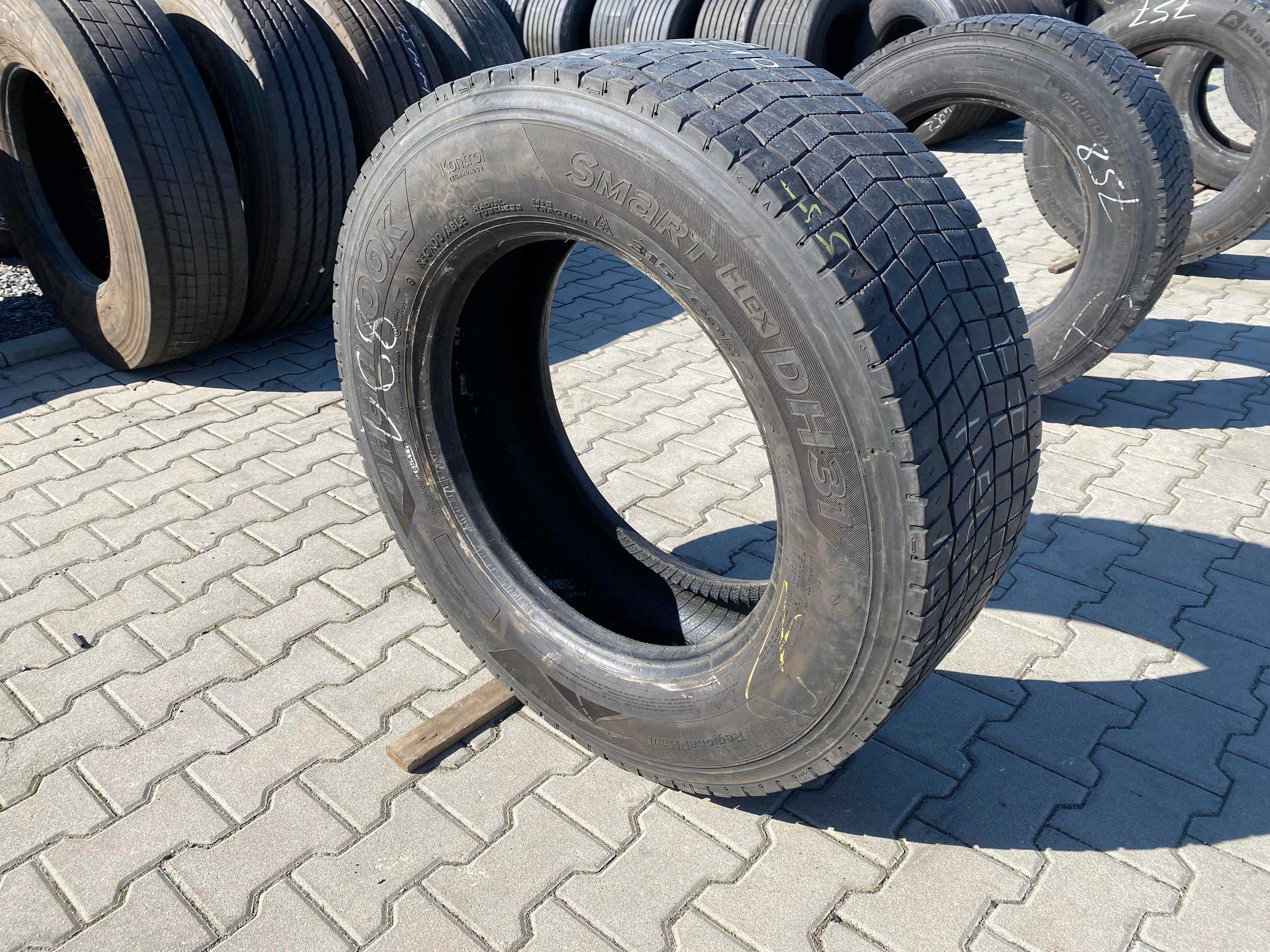 Opona 315/60R22.5 HANKOOK SMART FLEX DH31 Napędowa 8-10mm