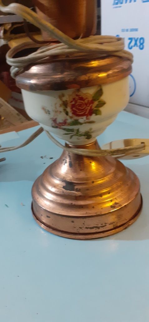 Lampka nocna porcelanowa