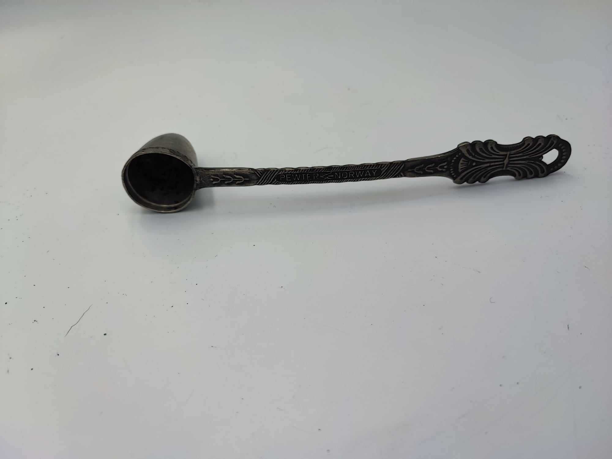 Stare mosiężne gasidełko do świeczki,Pewter