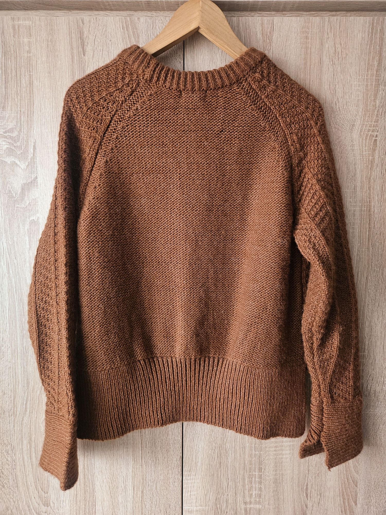 Sweter z wełną H&M 36 S M 38