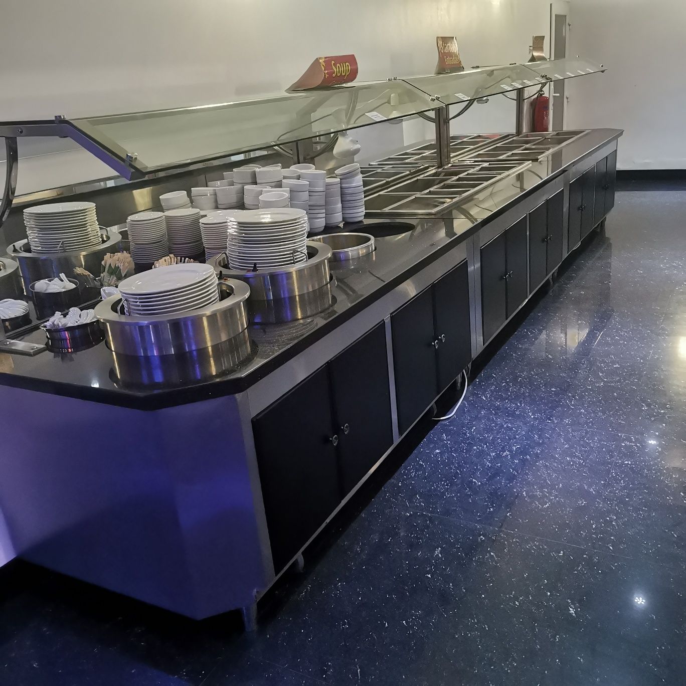 Máquina de buffet frio e quente