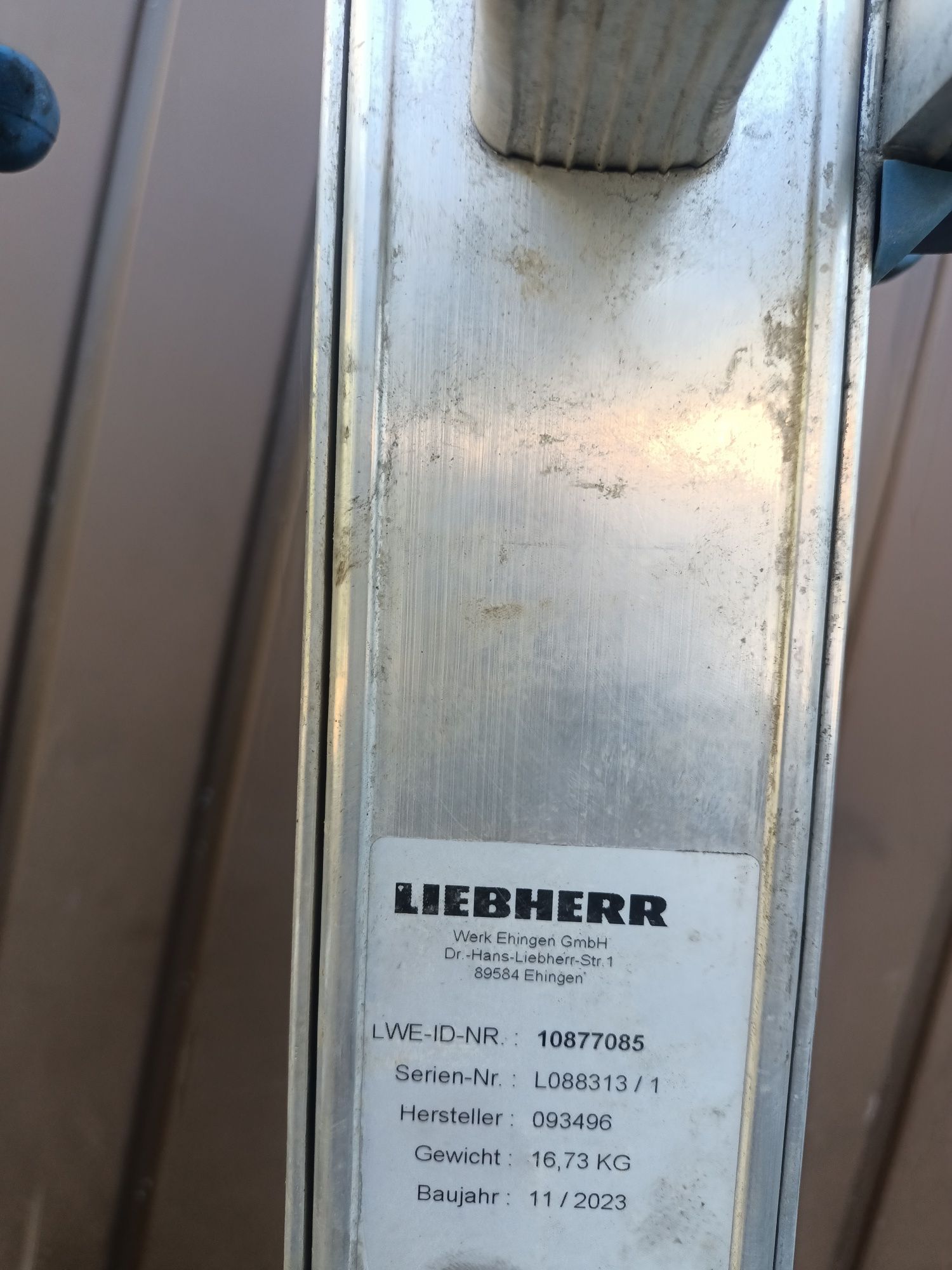 Drabina wielofunkcyjna Liebherr