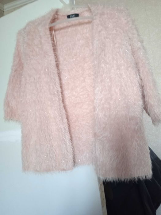 платье замш,болеро травка.