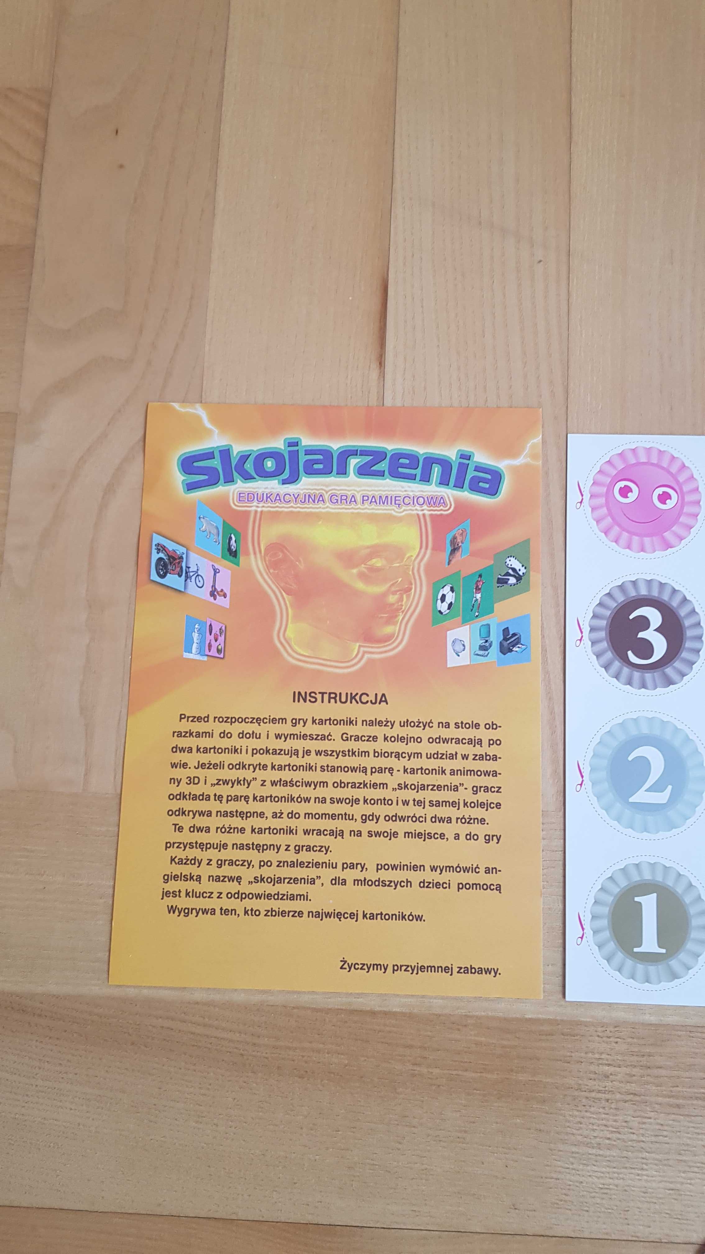 Gra edukacyjna Skojarzenia 6 - 12 lat Beniamin