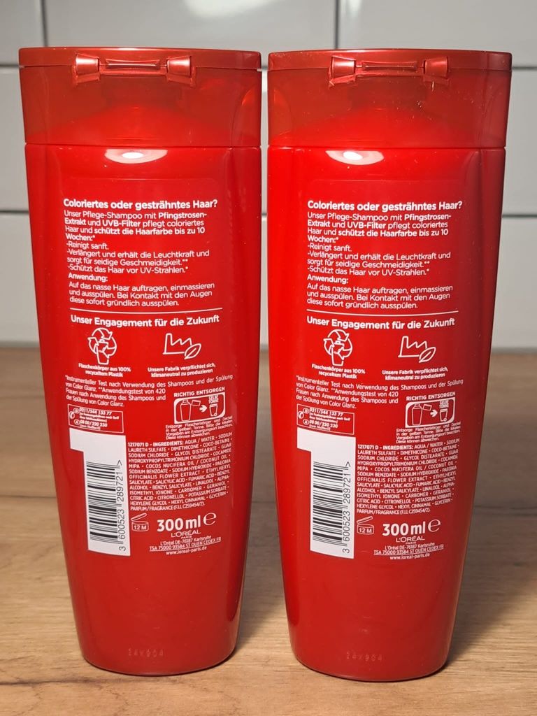 2x szampon L'OREAL Elvital Niemcy 300ml