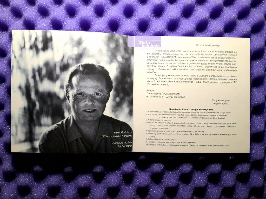 Michał Bajor – Błędny Rycerz (CD, 2000)