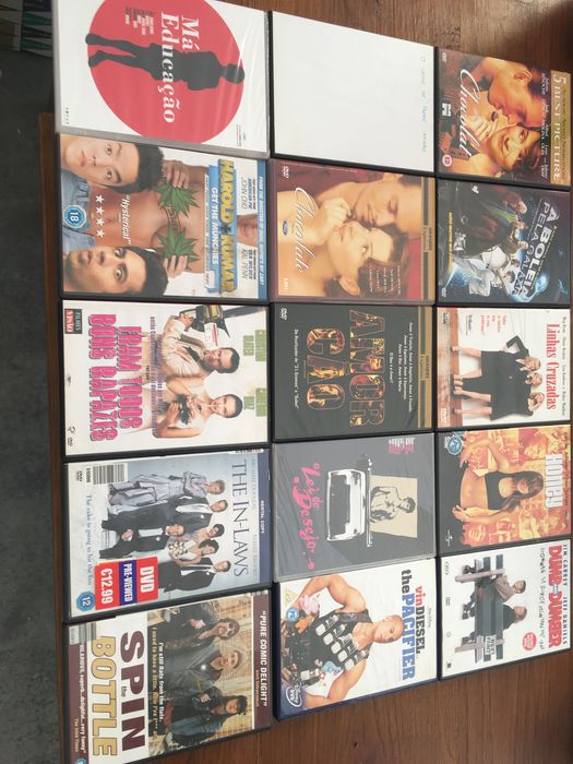 DVDs originais, coleção 144un