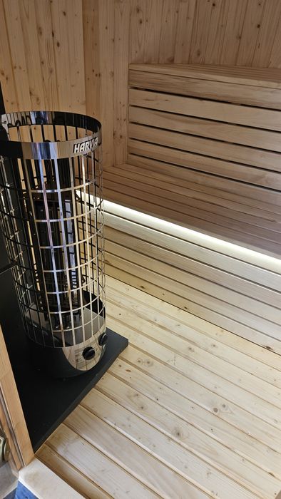 Sauna zewnętrzna idealna na taras