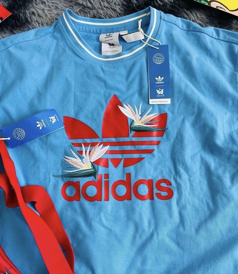 Футболка adidas magugu  голуба оригінал