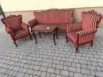 meble stylowe kanapa + 2 fotele +stolik