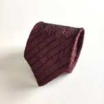 Burgundowy włoski krawat made in Italy