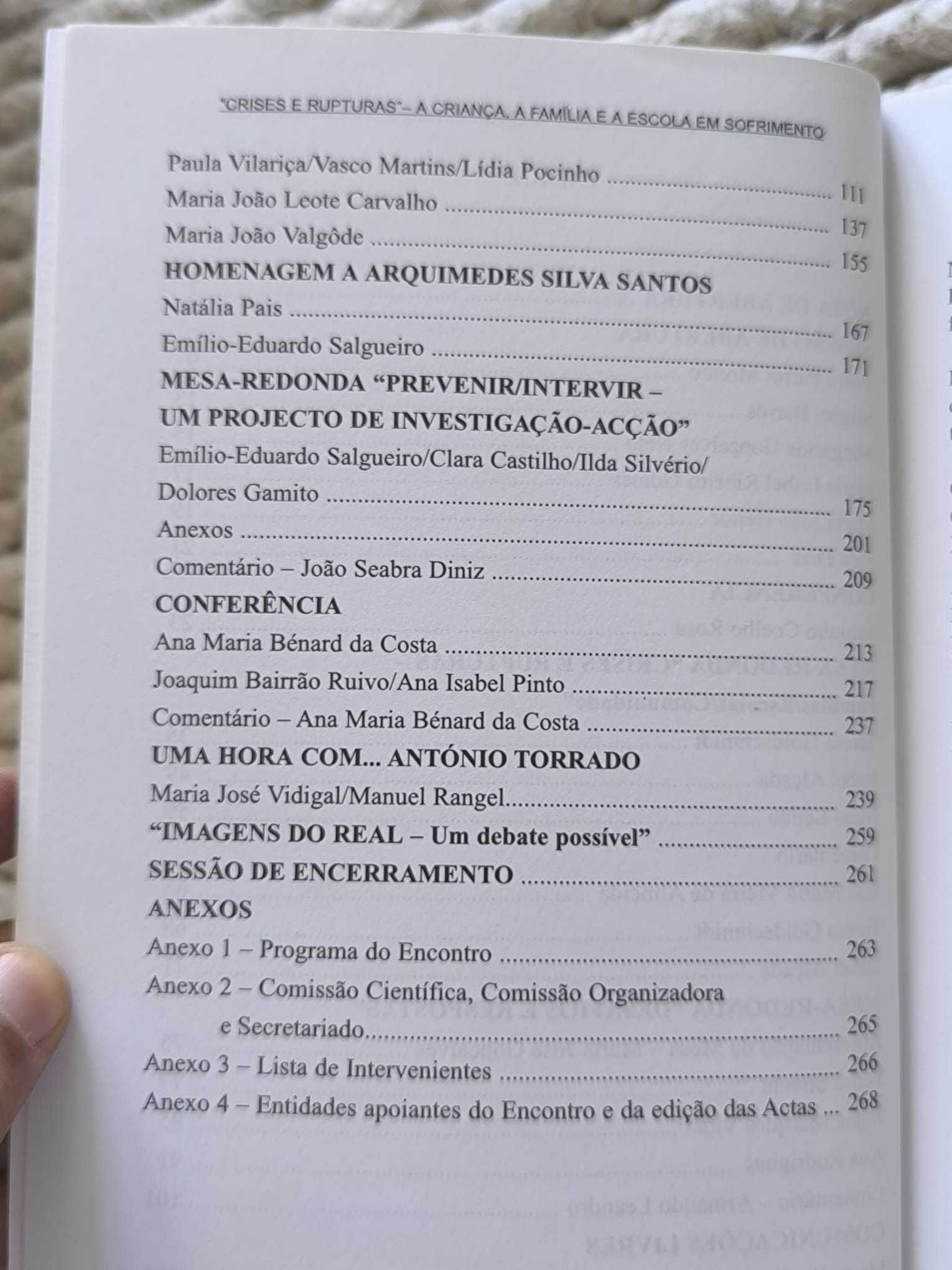 Crises e Rupturas: A Criança, a Família e a Escola em Sofrimento