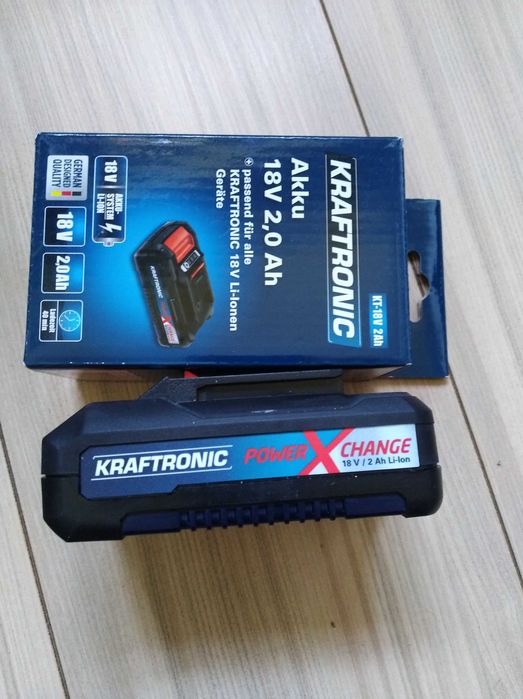 Bateria akumulatorowa firmy Kraftronic-Einhell 18v 2,0Ah