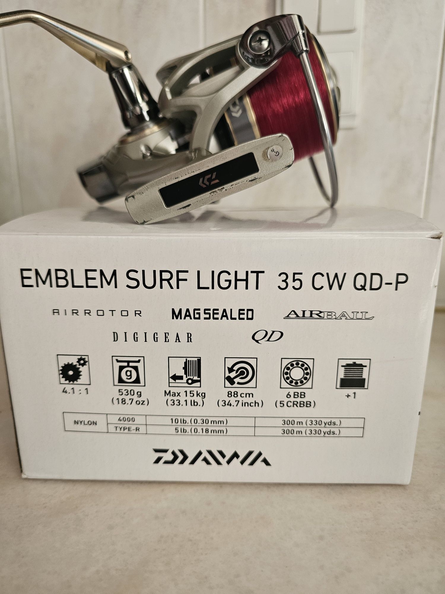 Daiwa emblem surf light 35