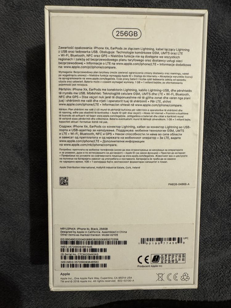 iphone Xr 256 gb czarny
