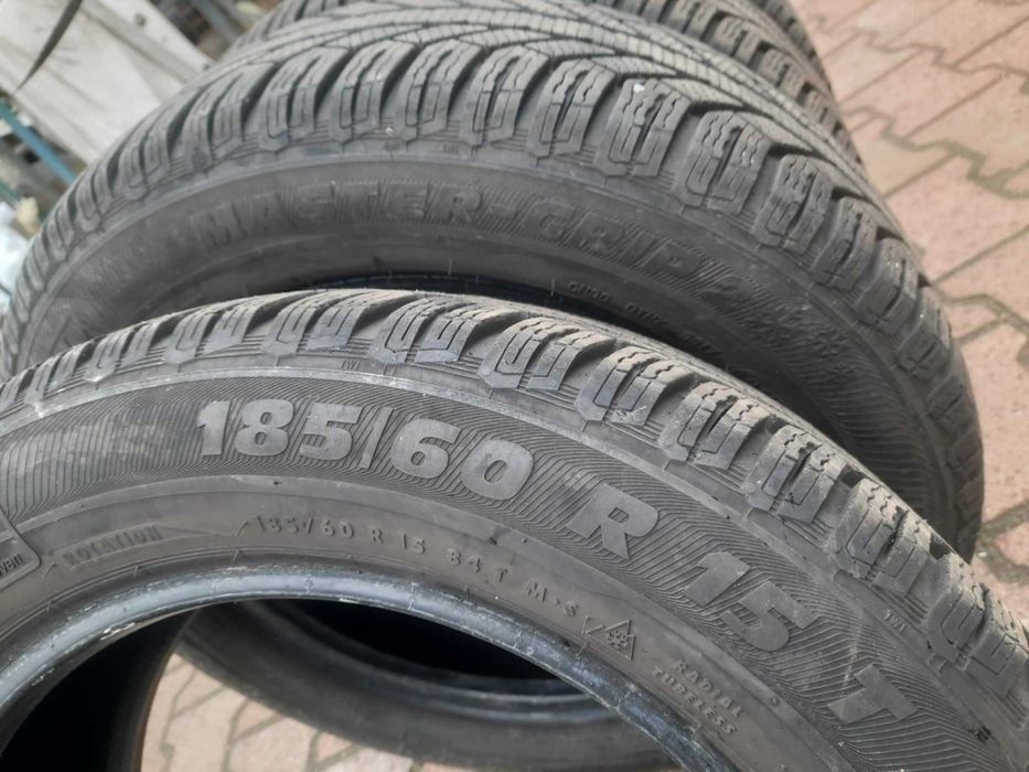 opony zimowe 185/60/15 semperit master bieznik 6,7-6.5 mm cena za 4szt