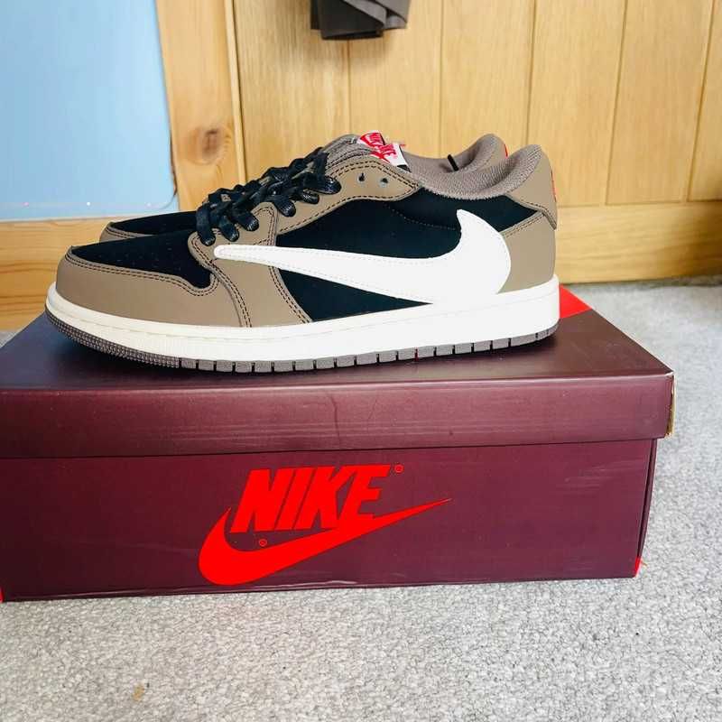 Buty Jordan 1 Low OG SP Travis Scott Mocha Moda Obuwie sportowe r45