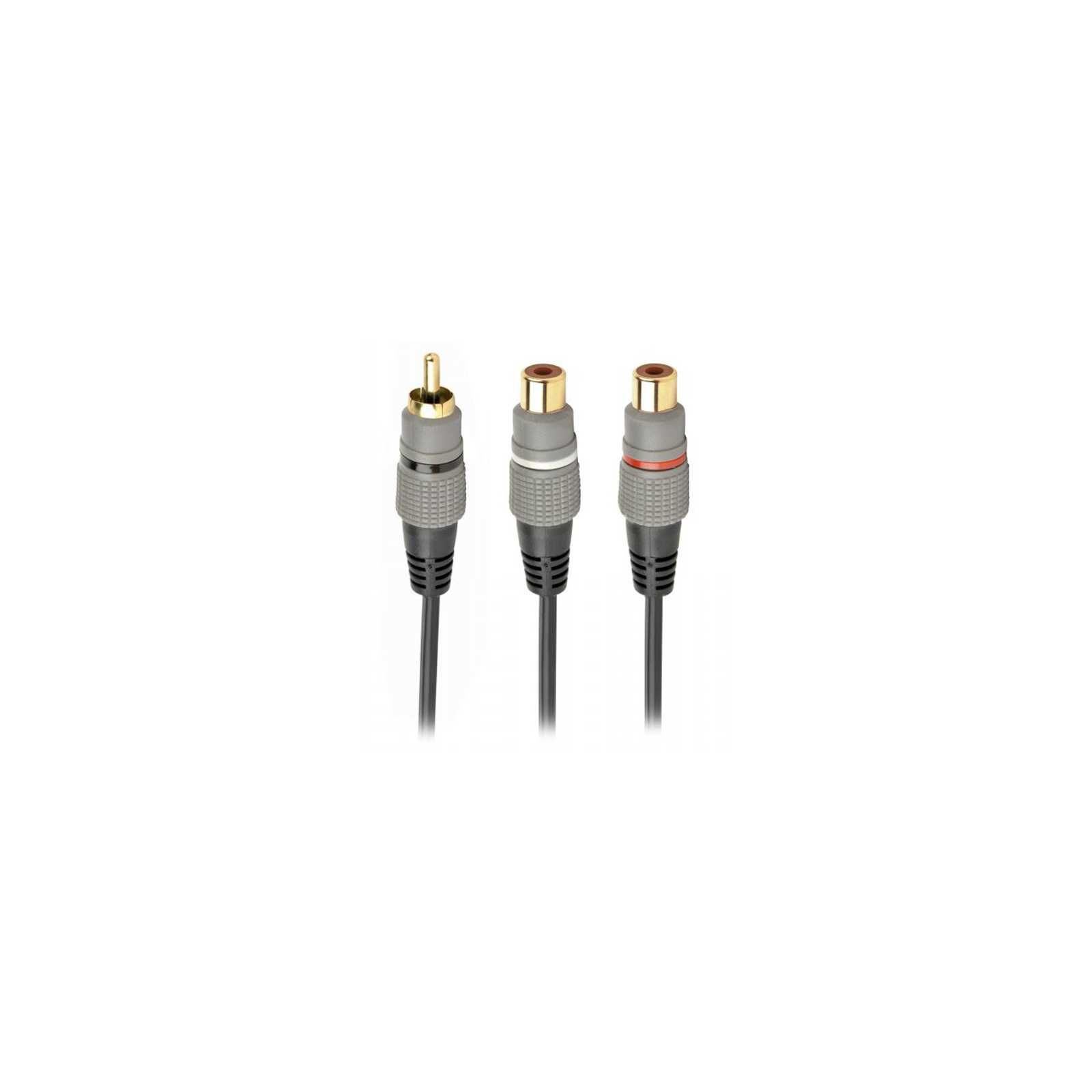 Кабель мультимедійний RCA to 2 RCA 0.2m Cablexpert (CCAP-RCAM2F-0.2M)