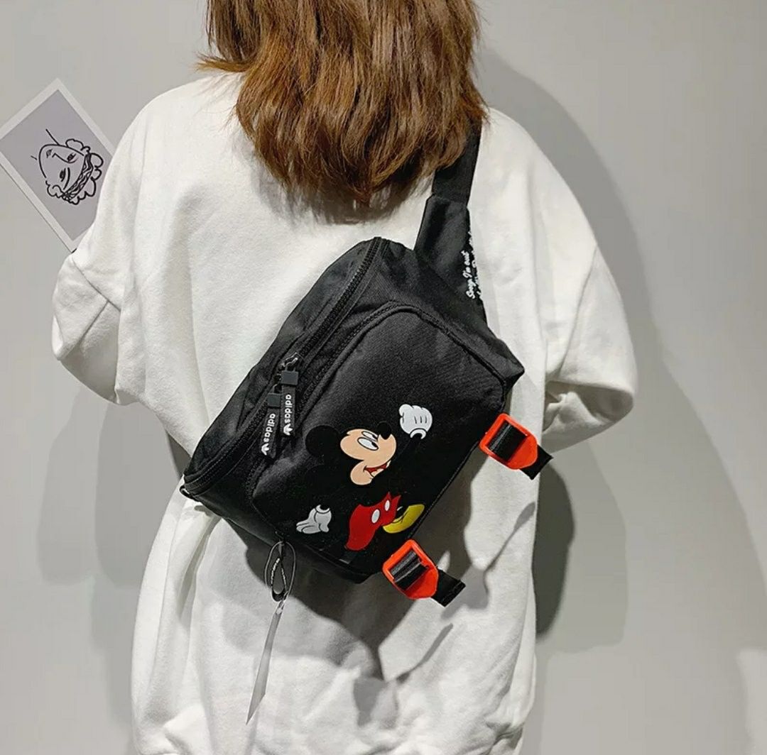 Сумка- портфель-рюкзак  с Микки Маусом