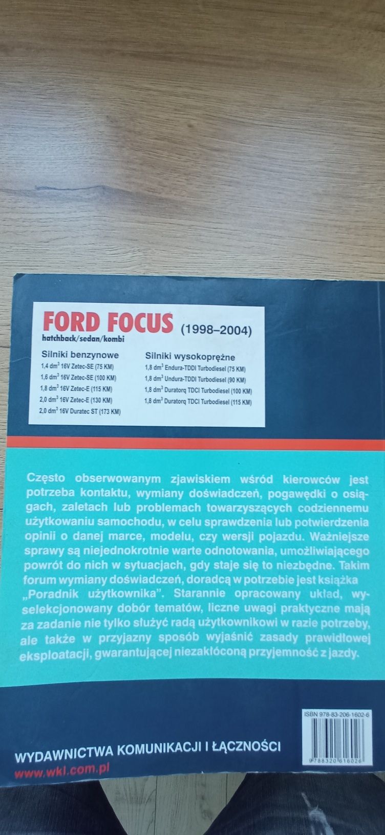 Książka Ford Focus MK1