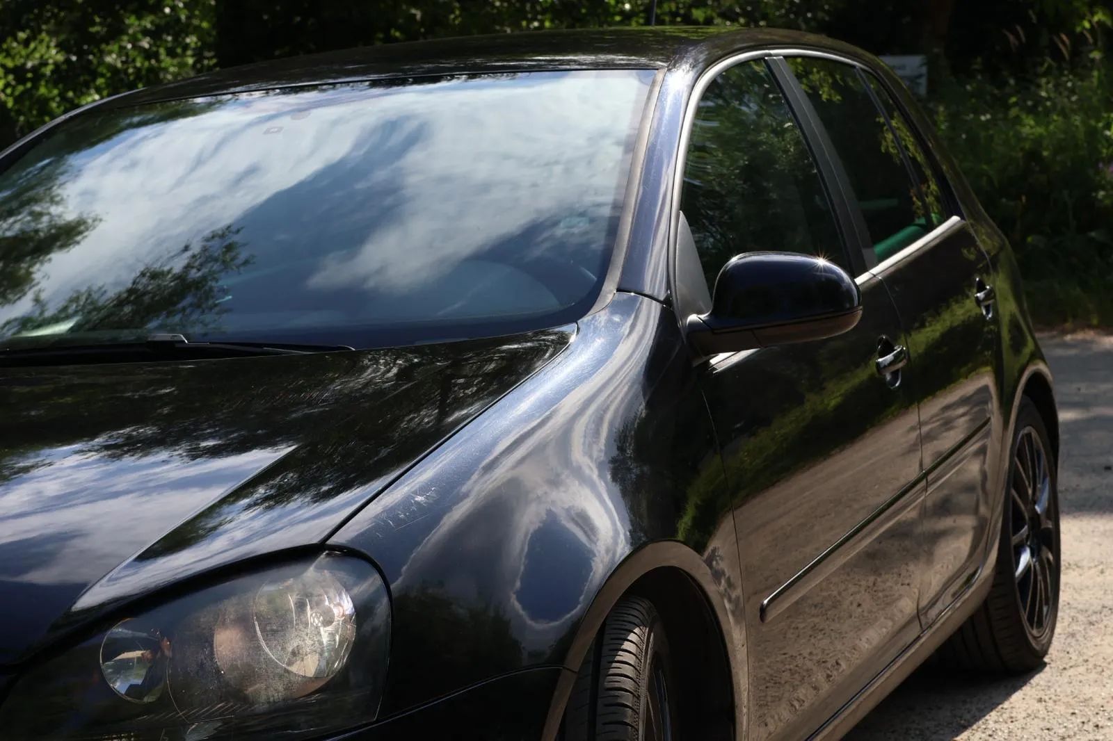 Volkswagen Golf Auto po mapie na 200km
