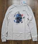 Nike Air koszulka long sleeve M z grafiką 100% bawełna biała NOWA