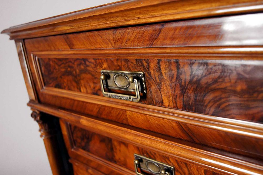 Szyfoniera bieliźniarka komoda eklektyczna bogata piękna XIX