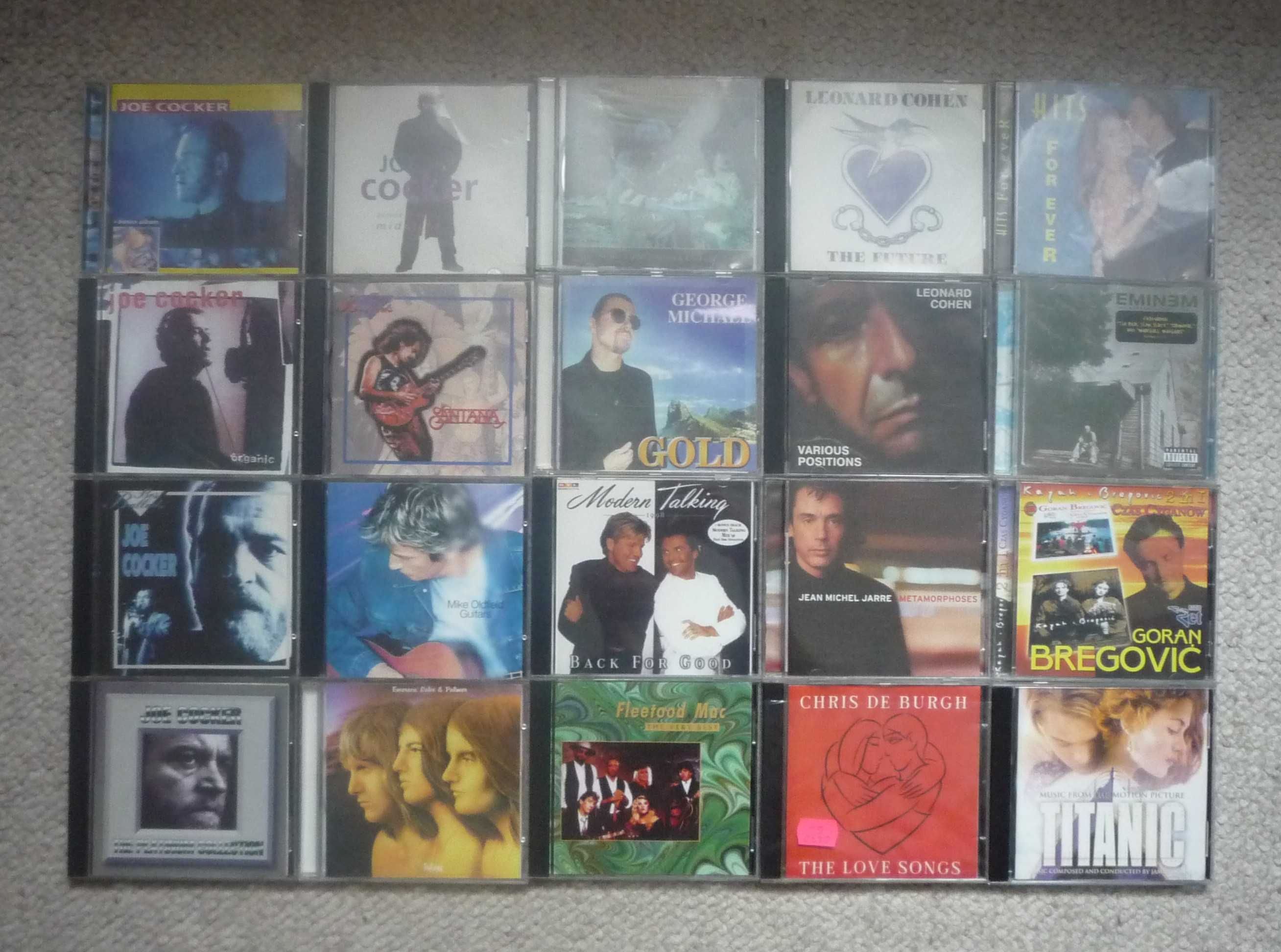 44 płyt CD rock: Queen, Pink Floyd, Dire Straits, Sting, Jethro Tull