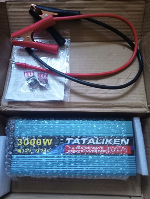 Комплект для світла. lifepo4 100ah, зарядка 35а, інвертор 3квт