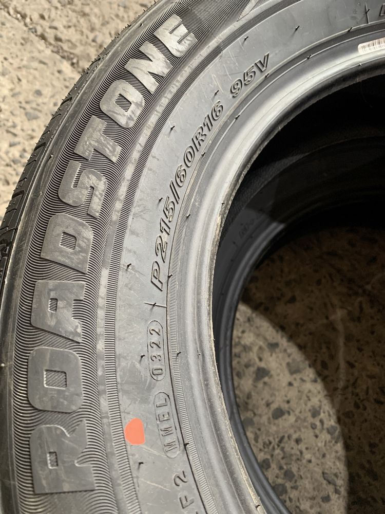 (4шт) нові 215/60R16 Roadstone NFera AU5 (95V) літні шини