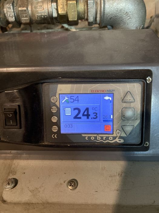 Sterownik pieca cobra z podajnikiem na ekogroszek