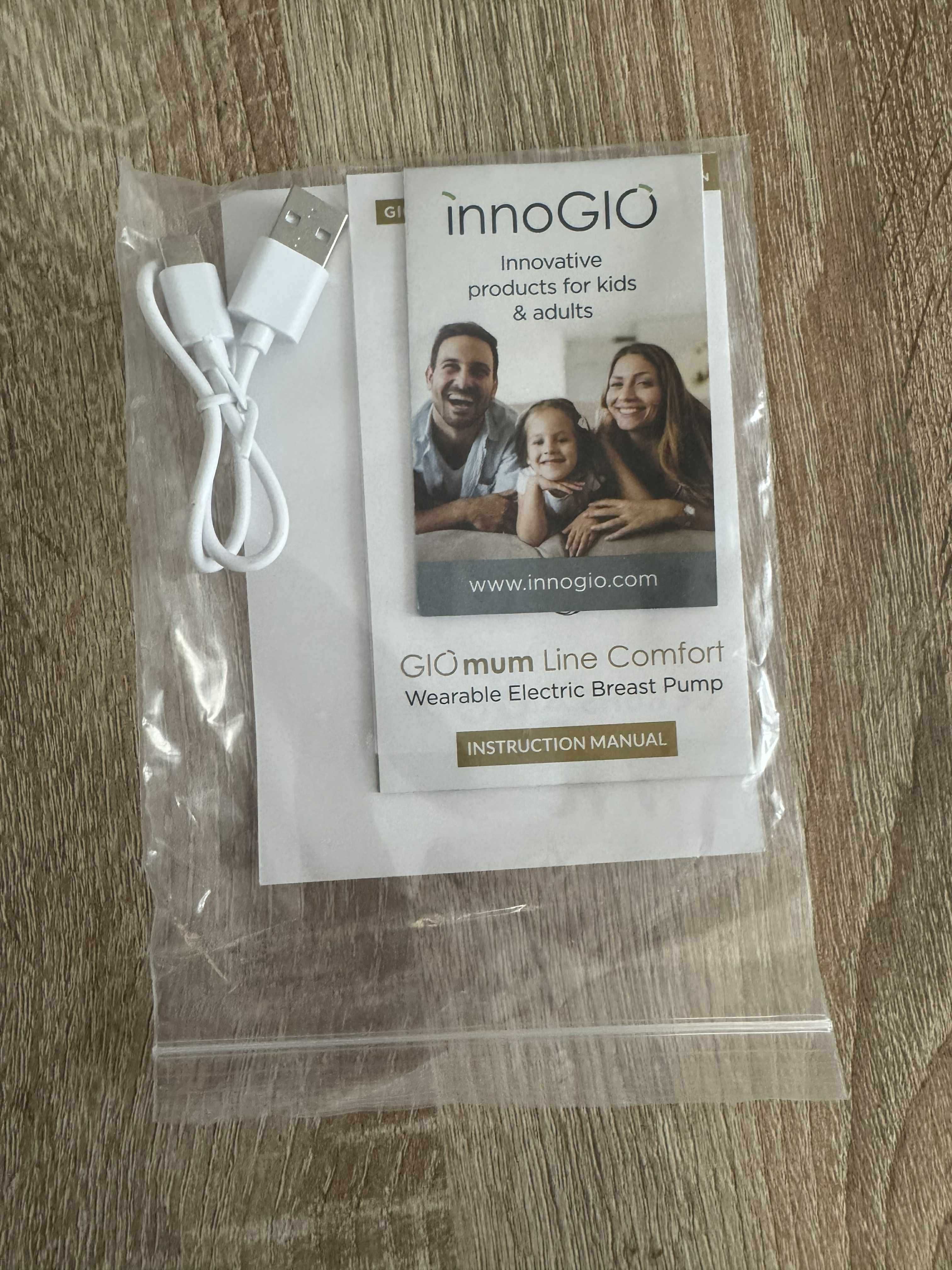 Laktator innoGIO GIOmum Line Comfort 357 + torebki na pokarm bocioland