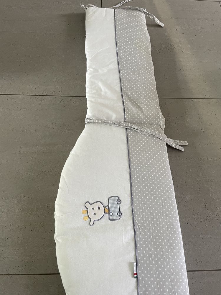 Łóżeczko Ikea 120x60 zlozone bez srub wraz z ochraniaczem