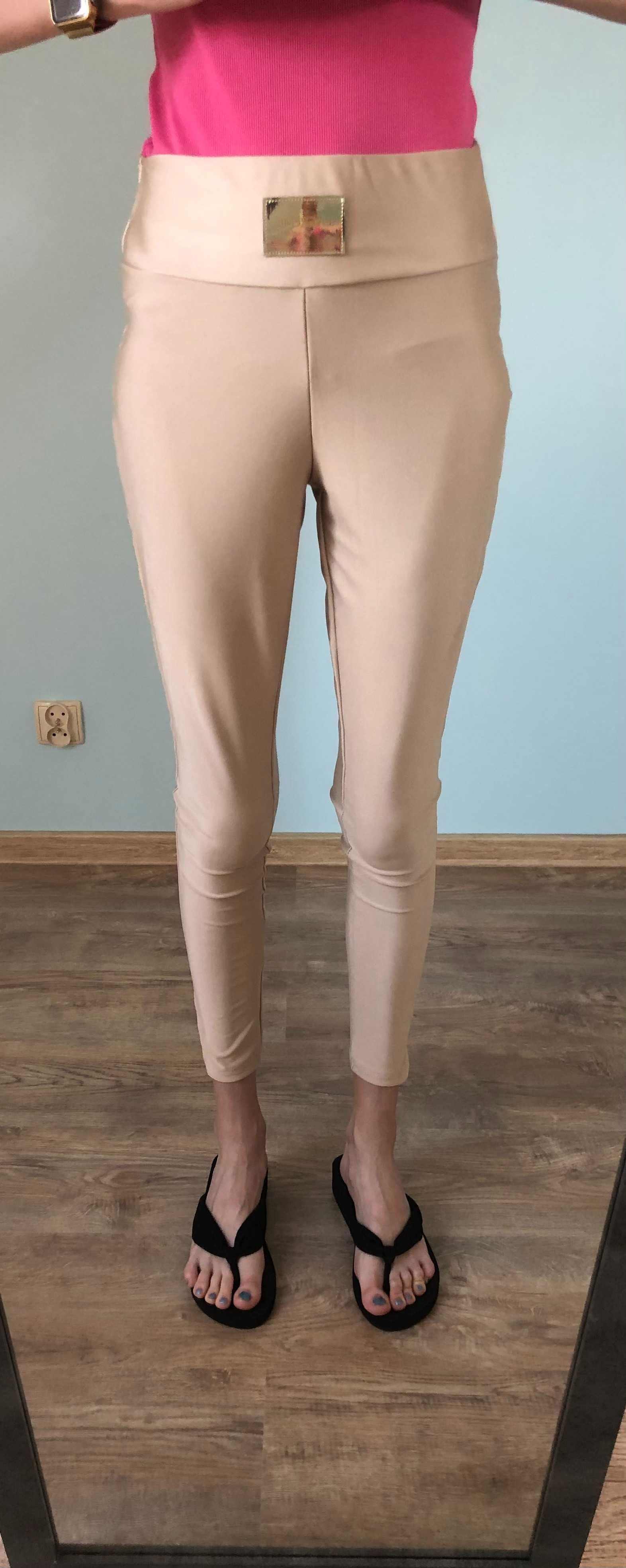 Flawless legginsy złote M/L