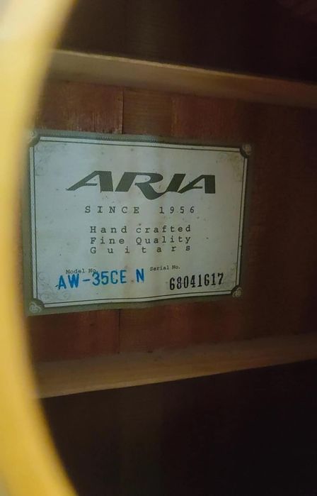 Guitarra electroacustica Ária