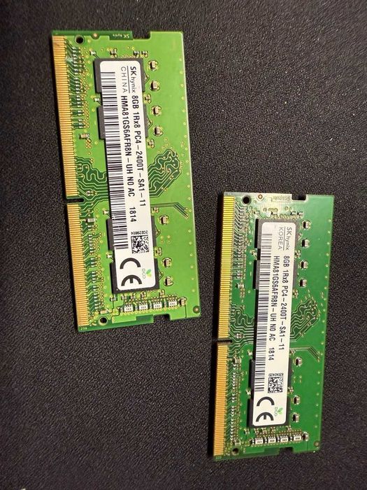 Оперативна пам'ять SK Hynix SODIMM DDR4 8GB 2400MHz (HMA81GS6AFR8N-UH)