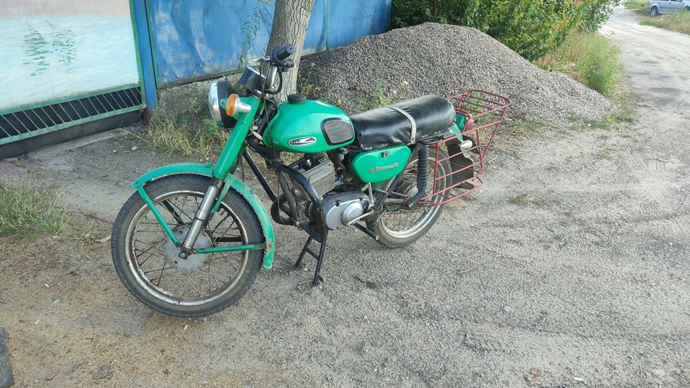 Мотоцикл Мінськ зелений