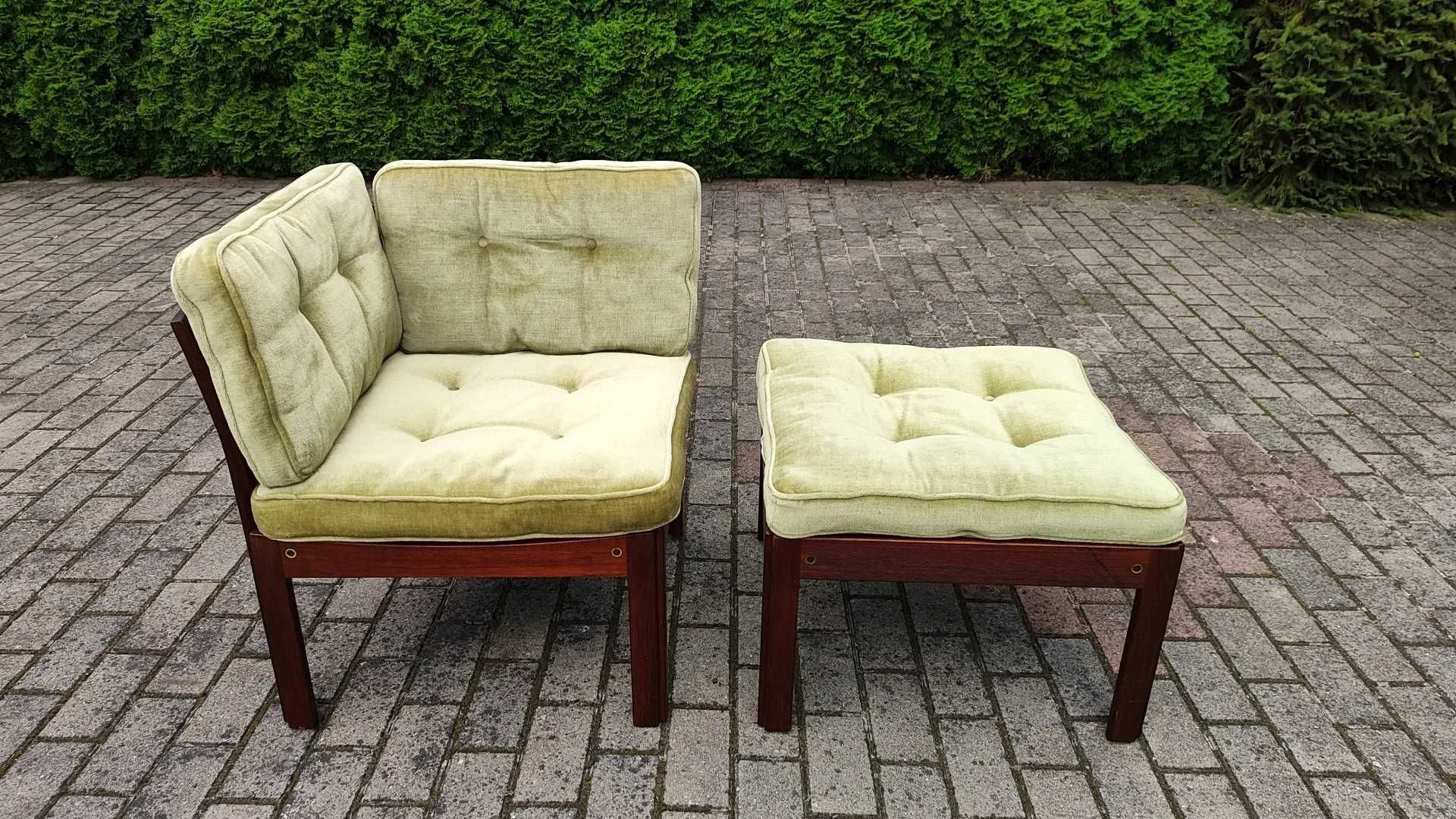 Plexus fotel z podnóżkiem Dania design