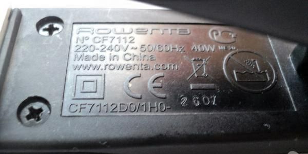 Выпрямитель для волос rowenta elite model look cf 7112