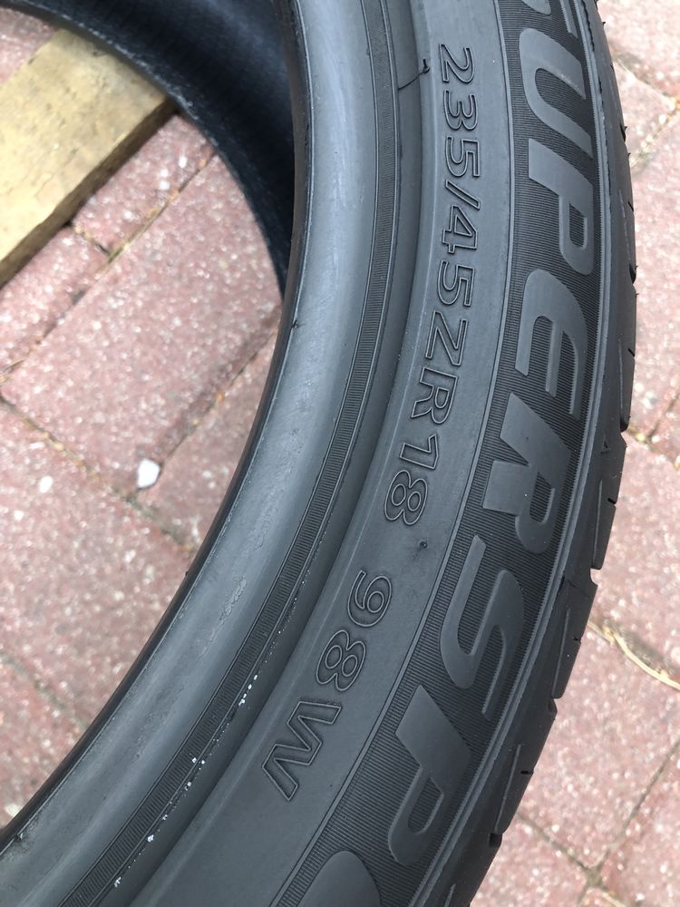 1x opona letnia mastersteel supersport 235/45/R18 98w 2919 7mm