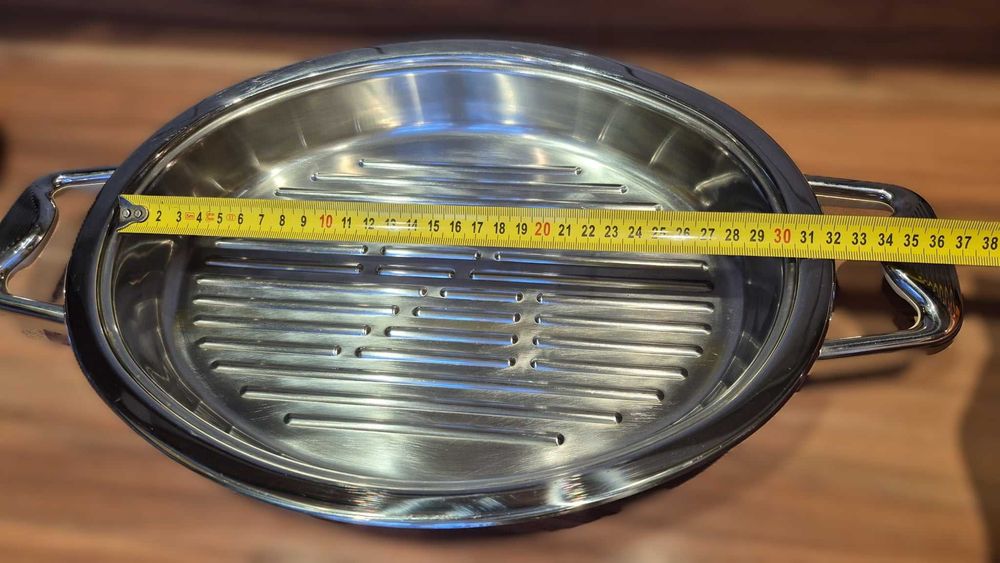 Brytfanna grillowa owalna 3 L Zepter  INDUKCJA