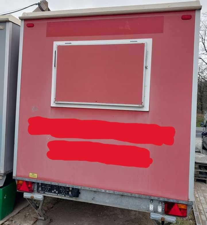 Przyczepa socjalna ,brygadówka - jadalnia, wc + prysznic